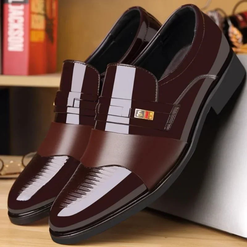 Leather Work Dress - Lederschuhe für Herren, Hochzeit, formelle Oxfords,