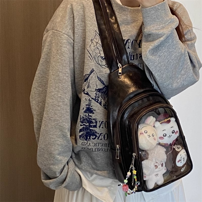 Leather Work Backpack - JIAERDI Anime Ita Tasche passend für