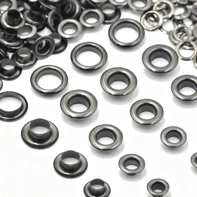 Leatherwork Eyelets - 100 Sets Metall-Ösen und -Ringe Set
