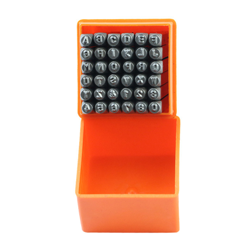 Leather Stamp Set - 36 Pcs Punch Edelstahl Brief Anzahl