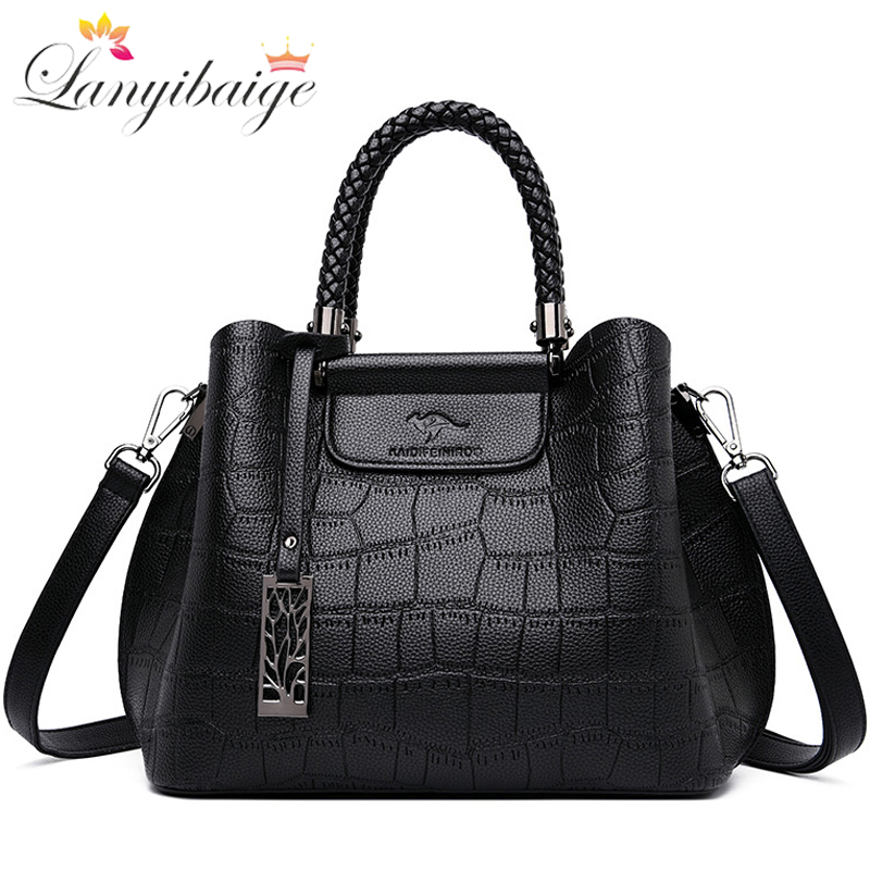 Leatherwork Rivets - Handtaschen aus echtem Leder für Damen,