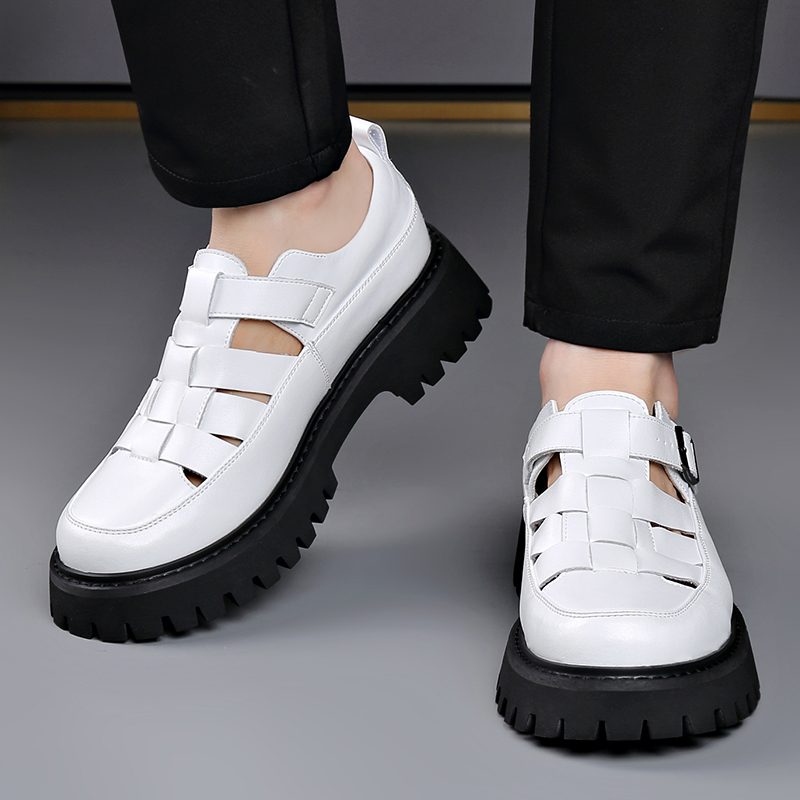 Leatherwork Designs - Frühlings- und Sommersandalen für Herren, dicker