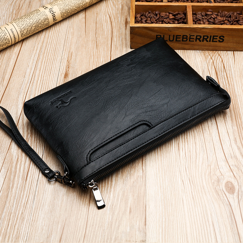 Leatherwork Rivets - Business-Clutch-Tasche Hochwertige PU-Umschlagtaschen Modische Markendesign-Handtaschen Lässige