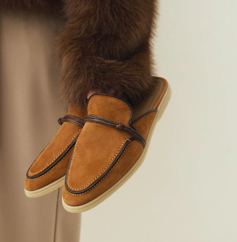 Leatherwork Designs - Loafer für Herren, Designer-Luxus-Hausschuhe aus Wildleder