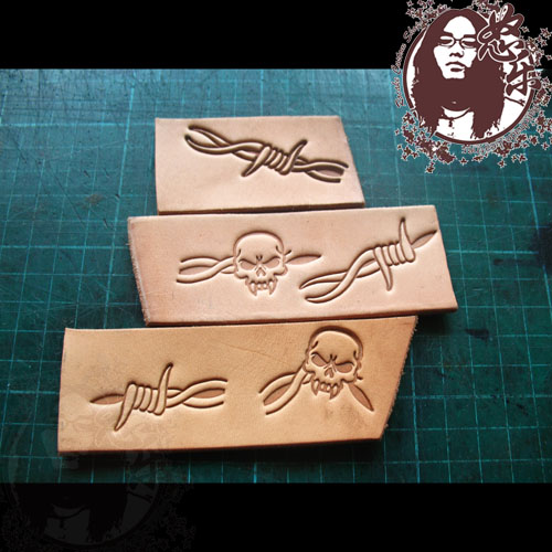 5 teile/satz Schädel Stil Lede – Leather Stamp Set Bewertung und Preis
