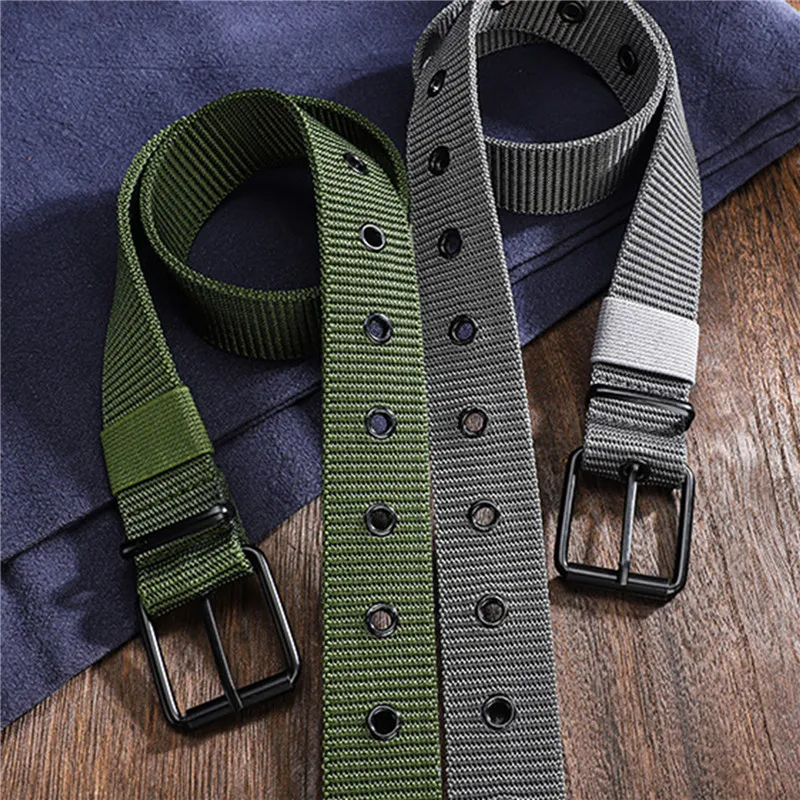 Neue Männer Gürtel Poröse Lein – Leatherwork Eyelets Bewertung und Preis