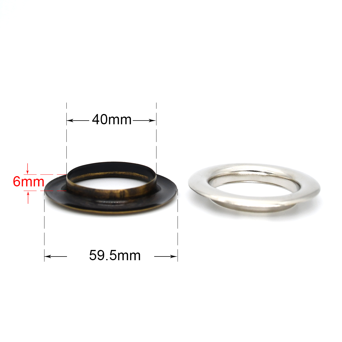 10 Sets 40 mm Messing-Ösen mit – Leatherwork Eyelets Bewertung und Preis