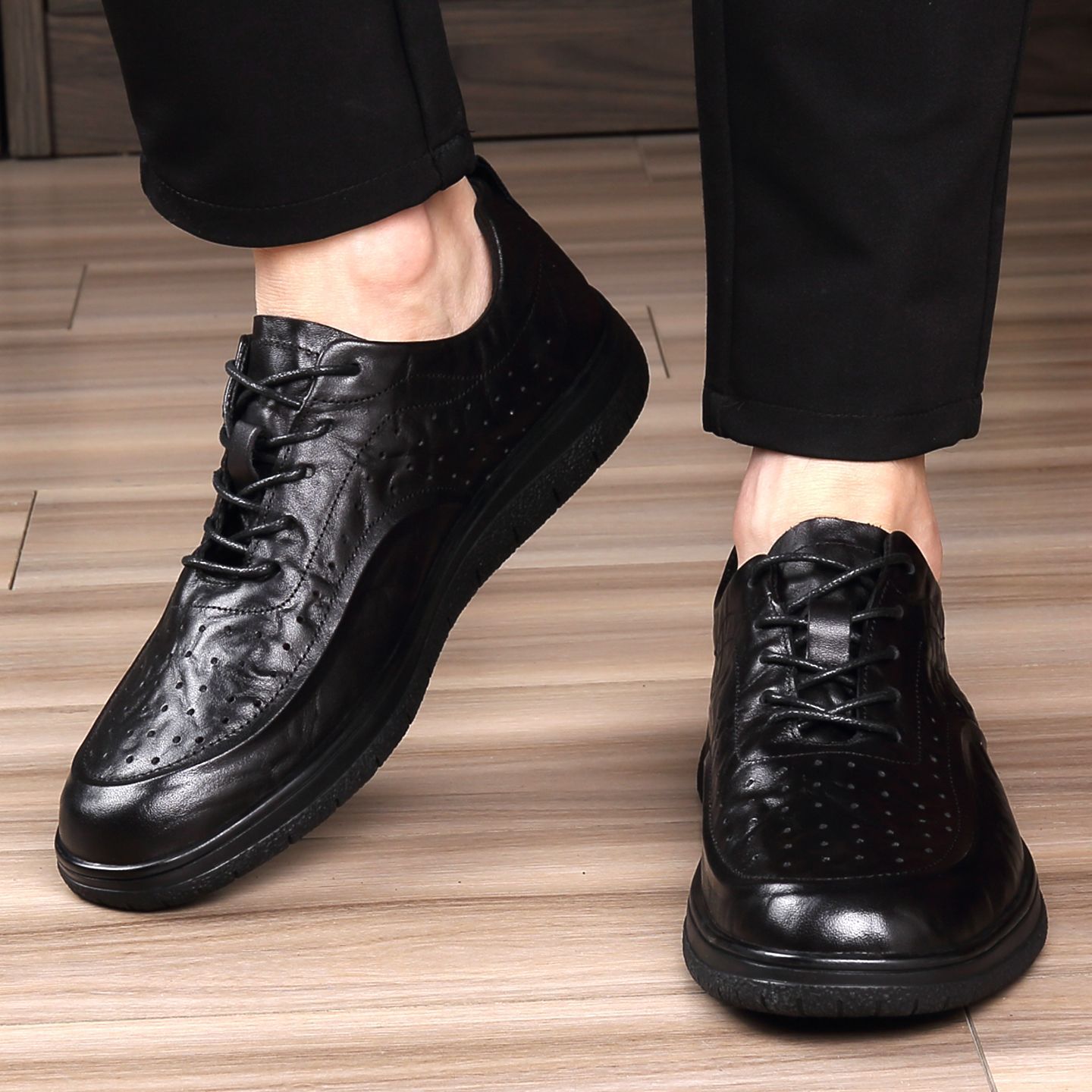 Lässige Schuhe aus echtem Lede – Leather Work Dress Bewertung und Preis