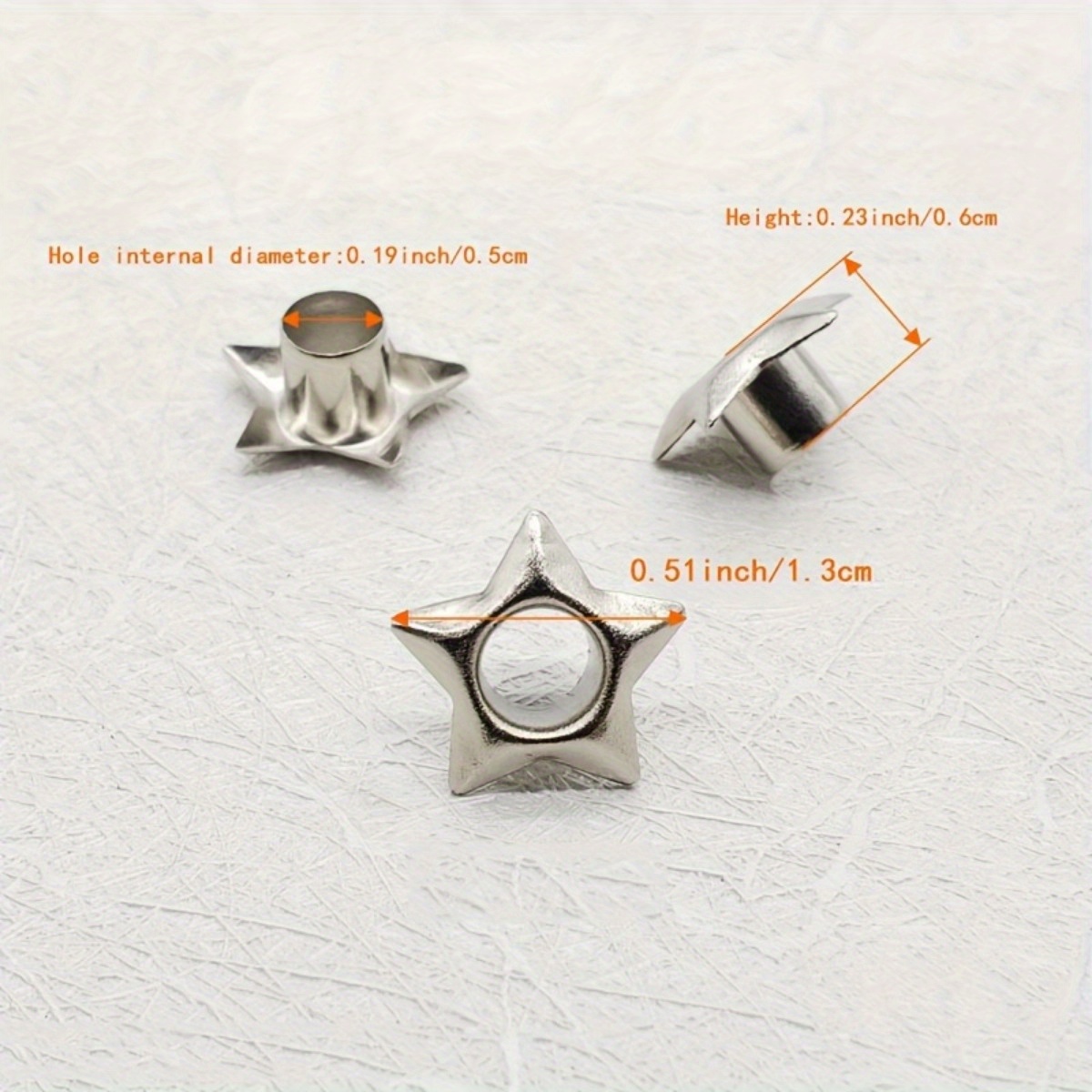20PCS Sternförmige Ösen 5mm Me – Leatherwork Eyelets Bewertung und Preis