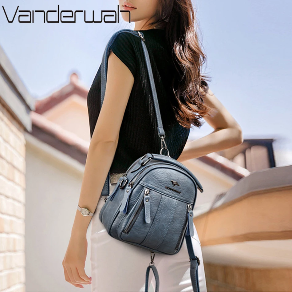 4-in-1-Lederrucksäcke, multifu – Leather Work Backpack Bewertung und Preis