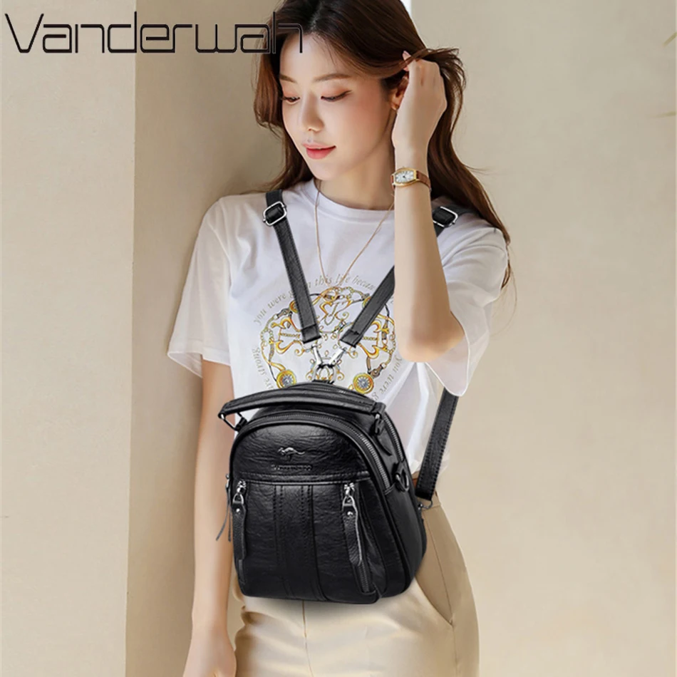4-in-1-Lederrucksäcke, multifu – Leather Work Backpack Bewertung und Preis
