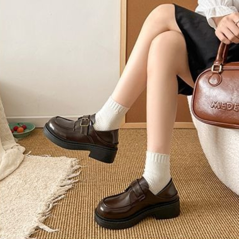 Braune Lederschuhe im Britisch – Leather Work Dress Bewertung und Preis