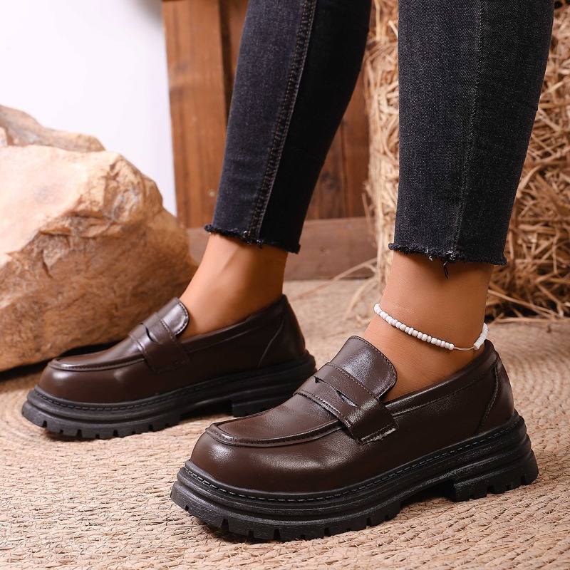Braune Damen-Loafer aus Leder  – Leather Work Dress Bewertung und Preis