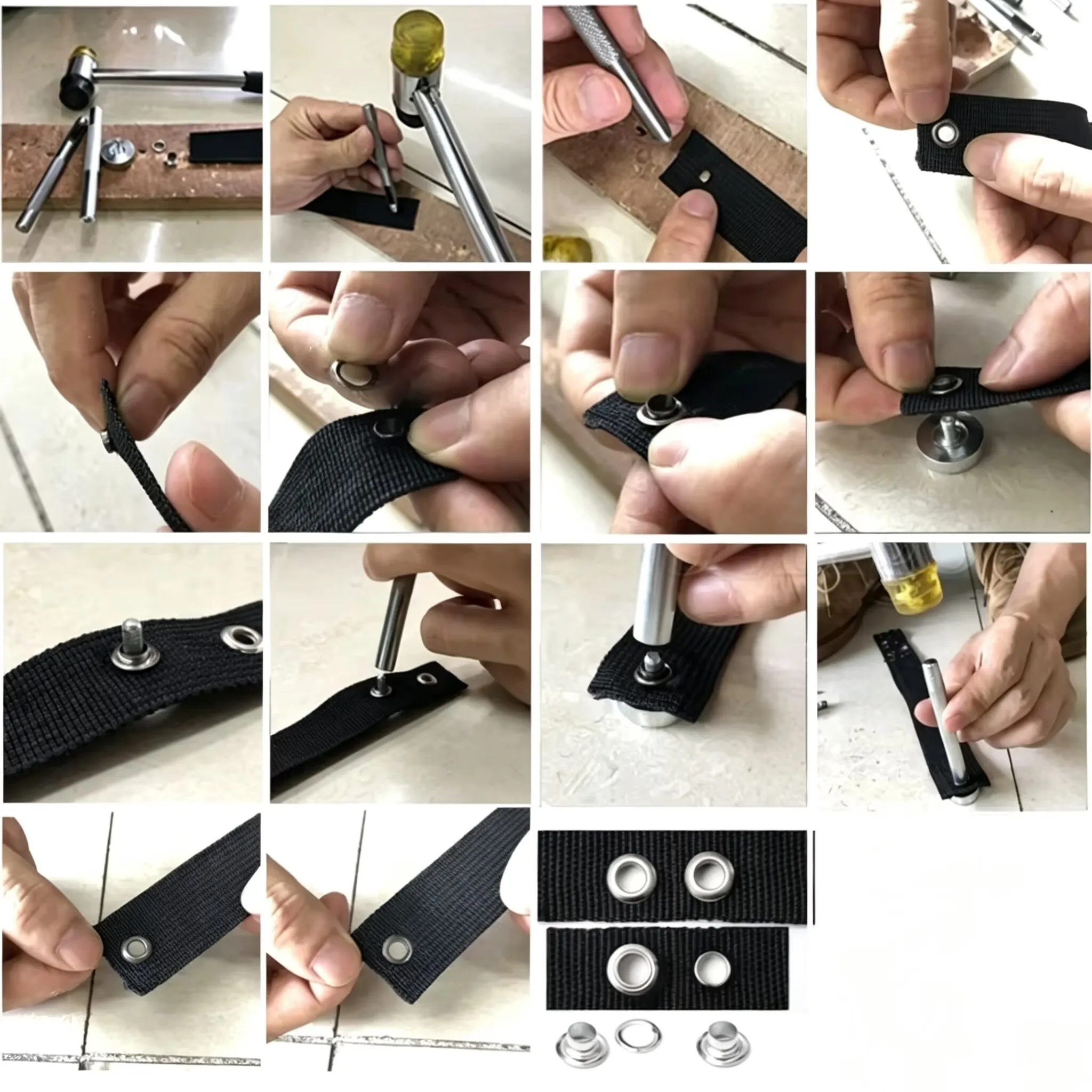 100 Sets Metall-Ösen und -Ring – Leatherwork Eyelets Bewertung und Preis