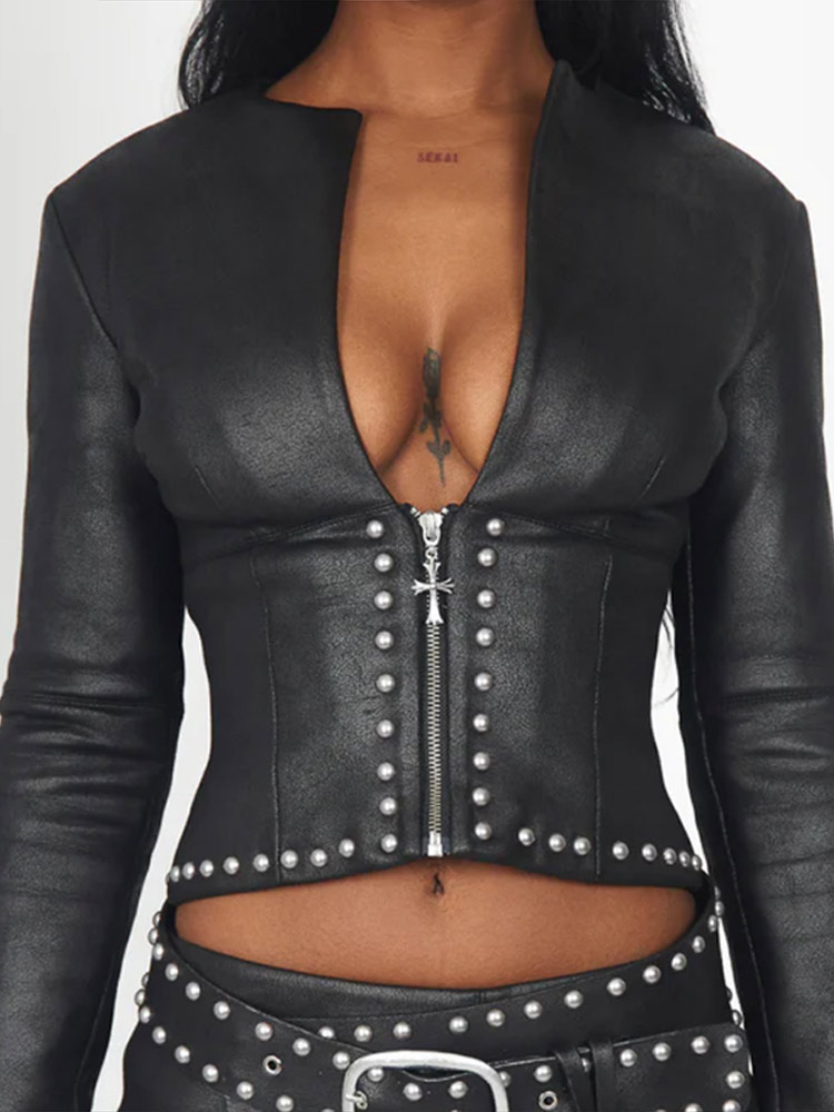 Modisches Nieten-Dekor PU-Lede – Leatherwork Rivets Bewertung und Preis