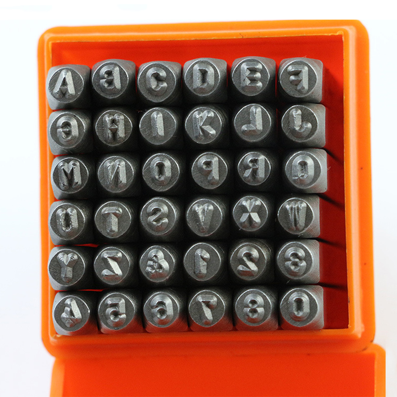 36 Pcs Punch Edelstahl Brief A – Leather Stamp Set Bewertung und Preis