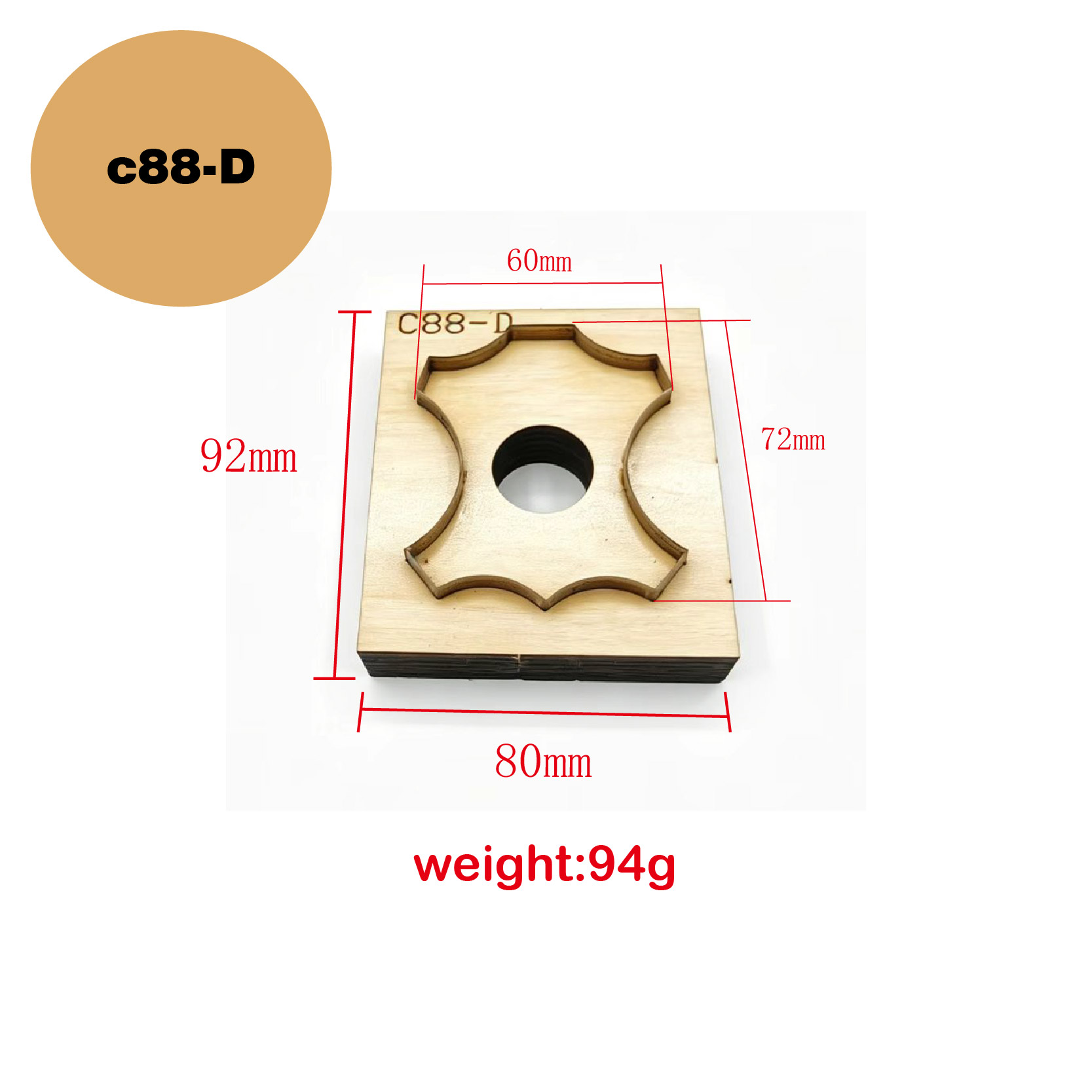 C88 Quadratische Blumen-Leders – Leatherworking Equipment Bewertung und Preis