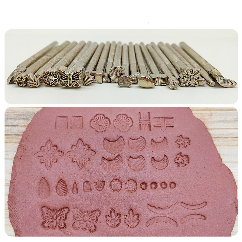 20PCS Keramik Briefmarken für  – Leather Stamp Set Bewertung und Preis
