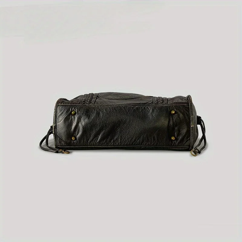 Damenmode Vintage gewaschene w – Leatherwork Rivets Bewertung und Preis
