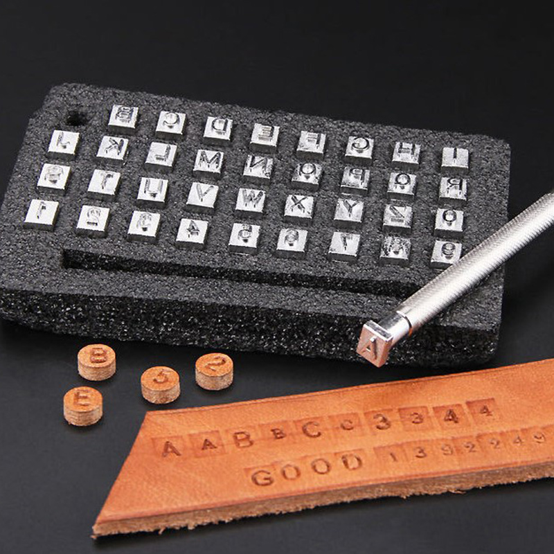 36 stücke Stahl Alphabet Buchs – Leather Stamp Set Bewertung und Preis