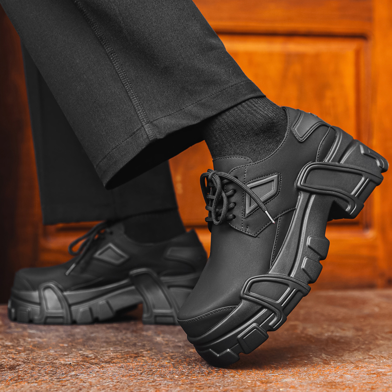 Männer Plattform Lederschuhe f – Leather Work Dress Bewertung und Preis