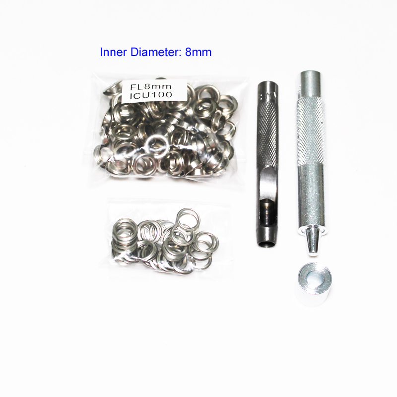 4 mm-14 mm 100 Set Silber Öse  – Leatherwork Eyelets Bewertung und Preis