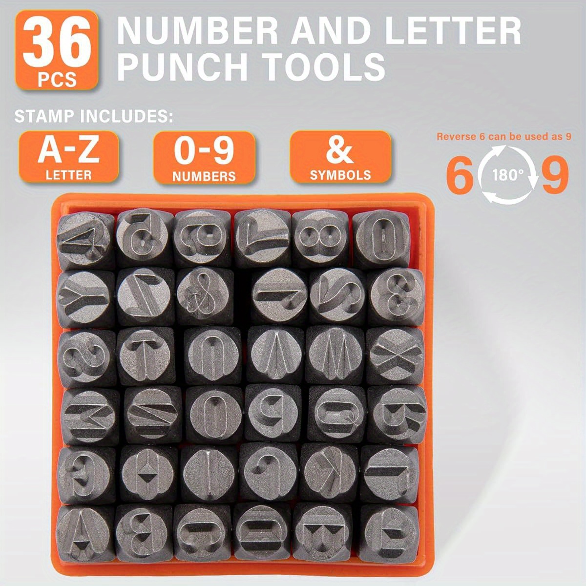 36-teiliges Metall-Buchstabenp – Leather Stamp Set Bewertung und Preis