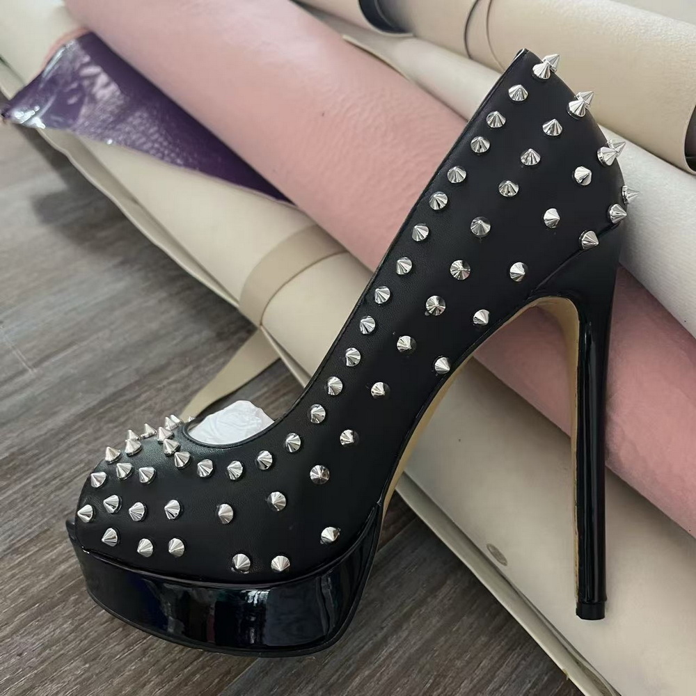 14 cm sexy High Heels mit Niet – Leatherwork Rivets Bewertung und Preis