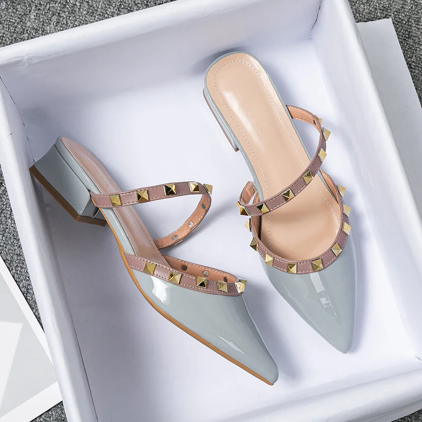 2026 Sommer Spitze Halbschuhe  – Leatherwork Rivets Bewertung und Preis