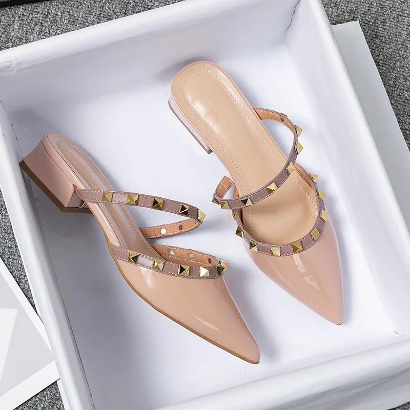 2026 Sommer Spitze Halbschuhe  – Leatherwork Rivets Bewertung und Preis