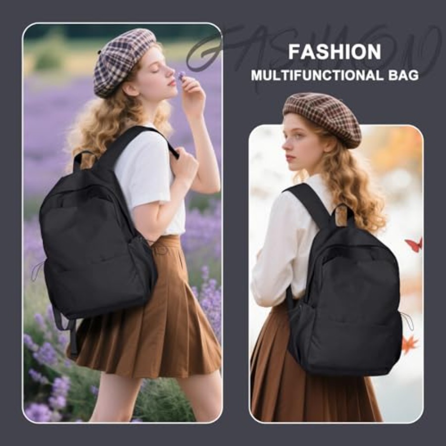 Schwarzer Rucksack für Damen,  – Leather Work Backpack Bewertung und Preis