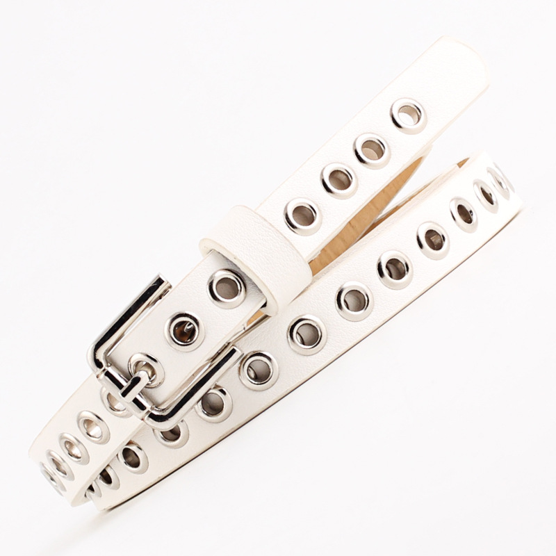 1,4 cm Damen-Hosengürtel, Punk – Leatherwork Eyelets Bewertung und Preis