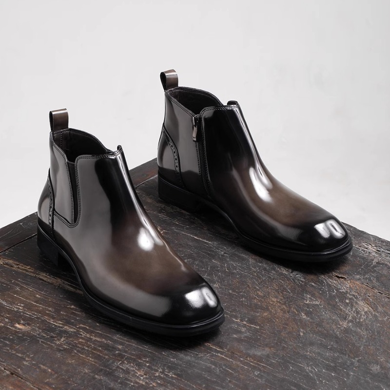Britische Herren Chelsea Boots – Leather Work Dress Bewertung und Preis